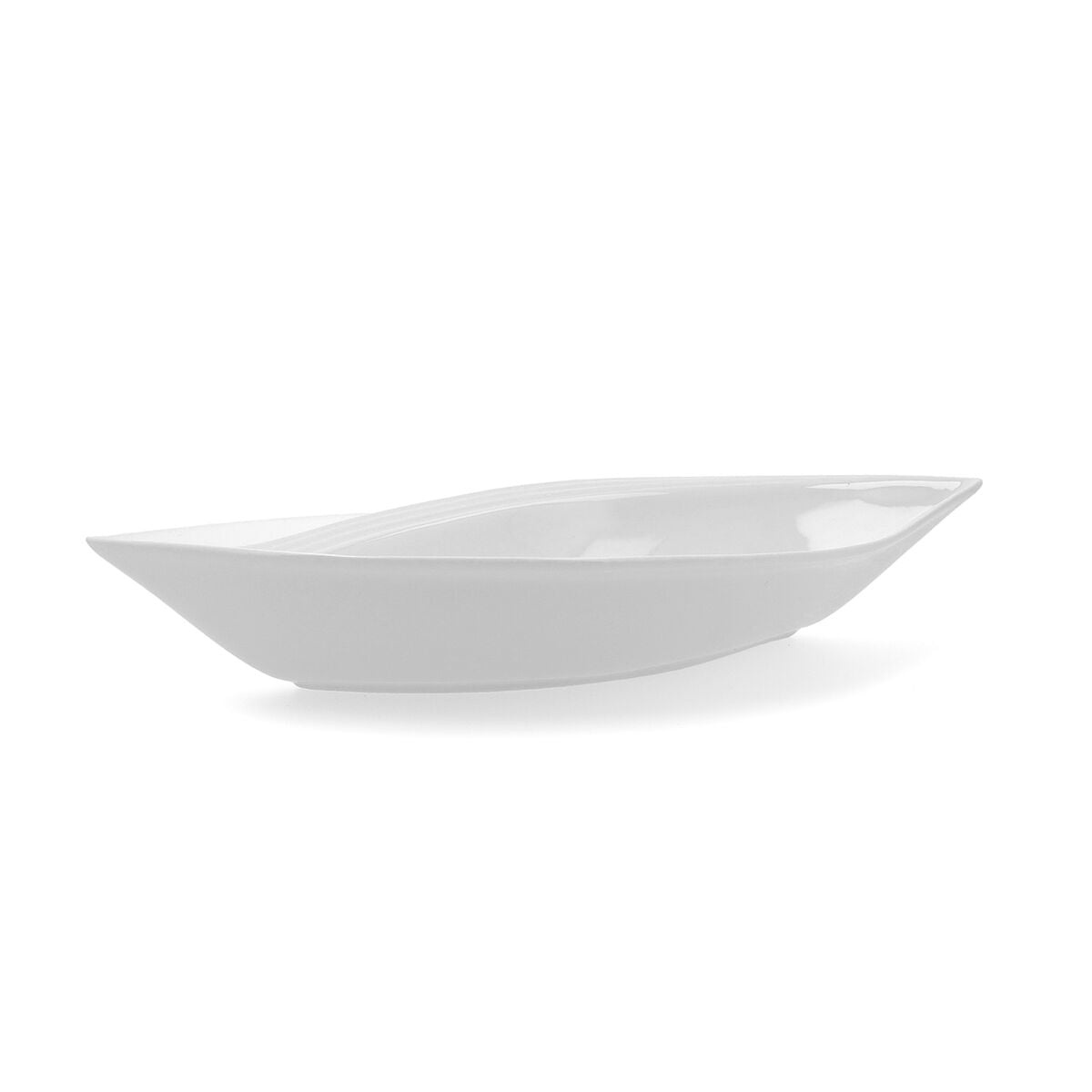 Serving Platter Quid Gastro Ceramic White (31 x 14,5 x 5,5 cm) (Pack 6x) Quid