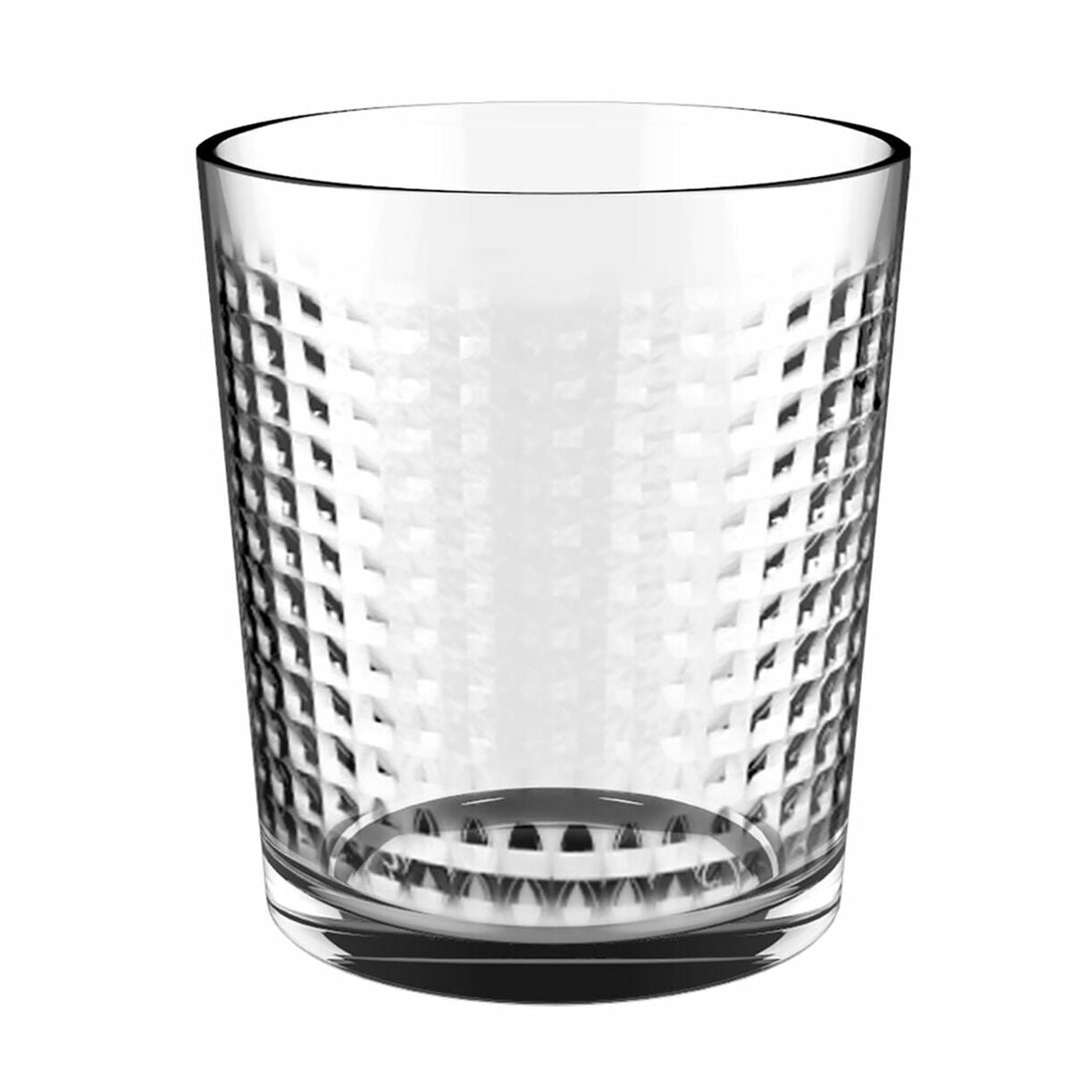 Glass Quid Urban Square Transparent Glass (36 cl) (Pack 6x) Quid