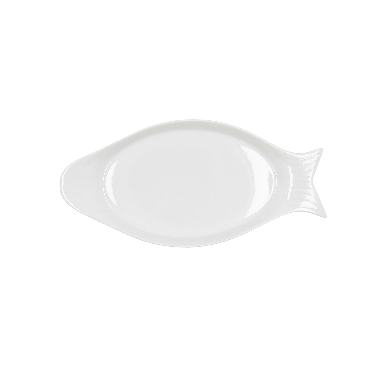 Serving Platter Quid Gastro Ceramic White (32.5 x 15,5 x 2,5 cm) (Pack 6x) Quid