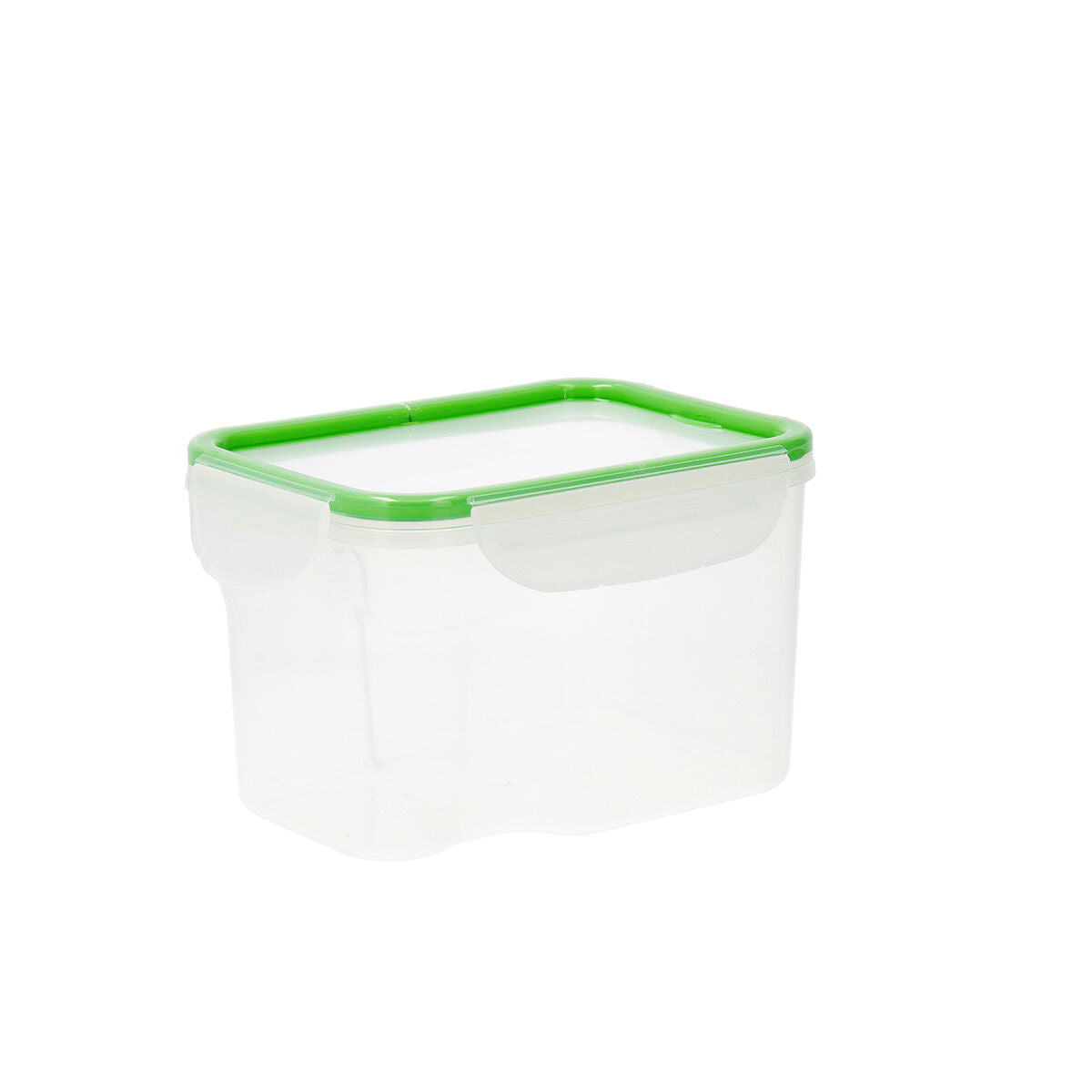 Hermetic Lunch Box Quid Greenery 1,8 L Transparent Plastic (Pack 4x) Quid