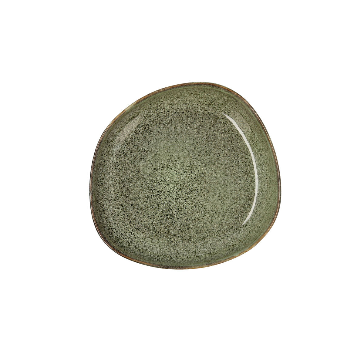 Deep Plate Bidasoa Ikonic Ceramic Green (20,5 x 19,5 cm) (Pack 6x) Bidasoa