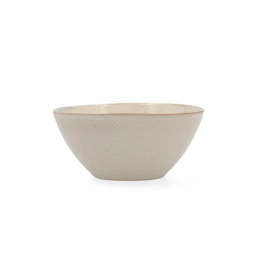 Bowl Bidasoa Ikonic Ceramic White (15,8 x 15 x 7 cm) (Pack 6x) Bidasoa