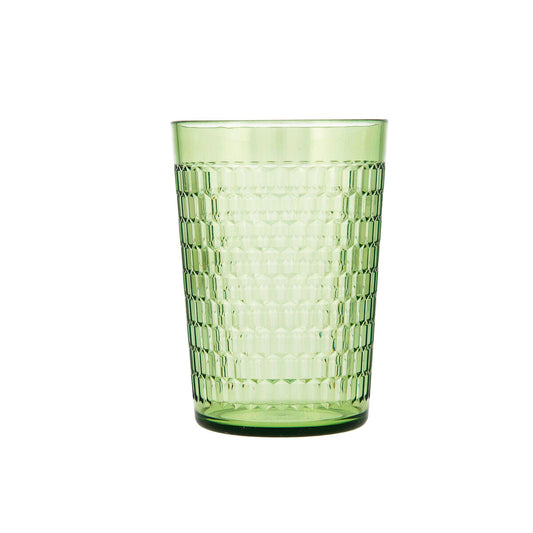 Glass Quid Viba Green Plastic 450 ml (12 Units) (Pack 12x) Quid