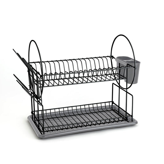 Drainer Quid Grey Metal (52 x 23 x 36 cm) Quid