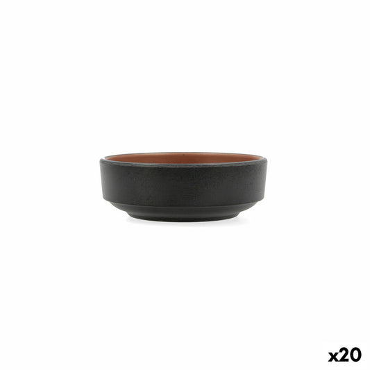 Snack Bowl Bidasoa Gio Brown Plastic 10 x 10 cm (20 Units) Bidasoa