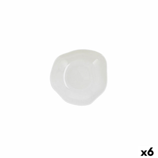 Bowl Ariane Earth Ceramic White Ø 17 cm (6 Units) Ariane