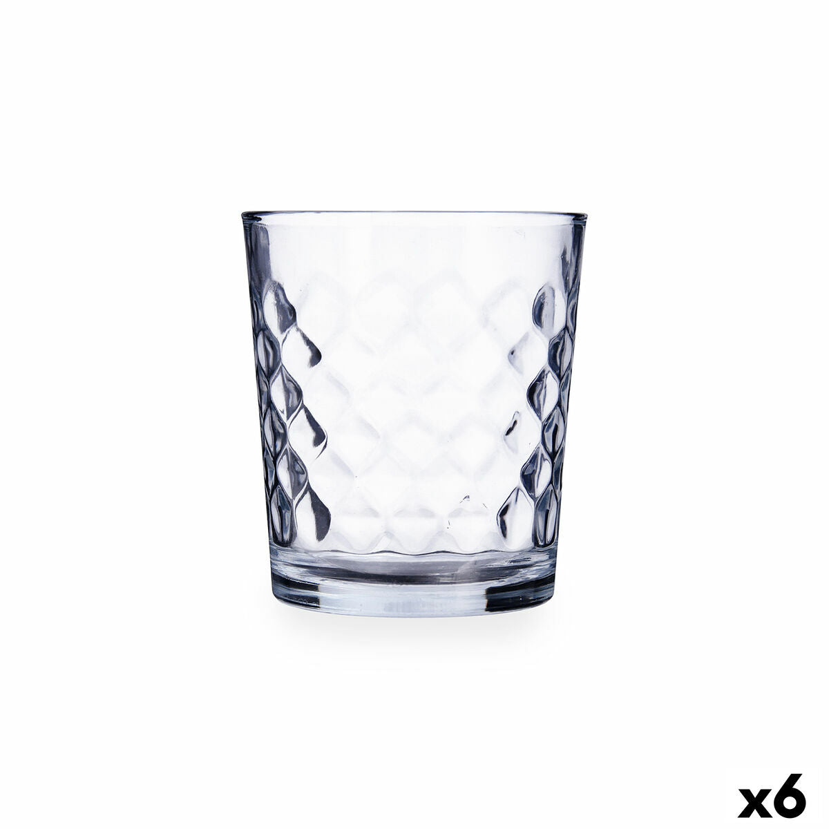 Glass Quid Diamond Urban Transparent Glass 360 ml (6 Units) Quid