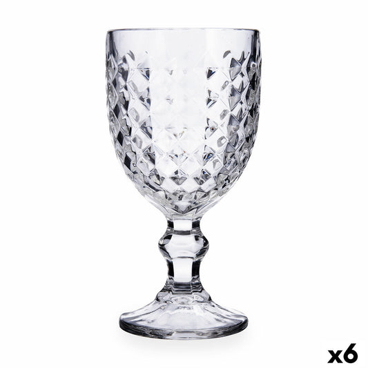 Wineglass Quid Diamond Urban Transparent Glass 340 ml (6 Units) Quid