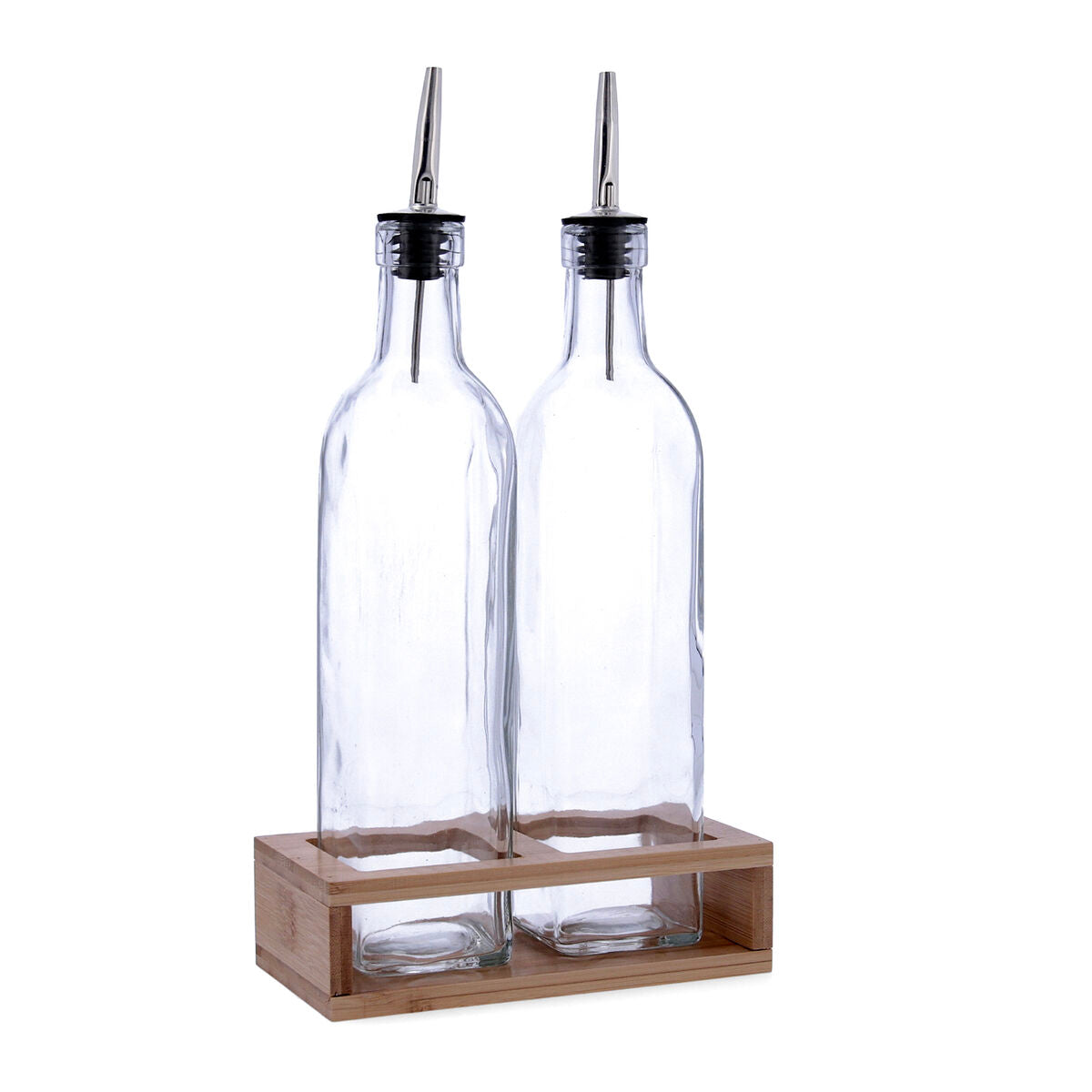 Oil and Vinegar Set Quid Naturalia Transparent Glass 550 ml Quid