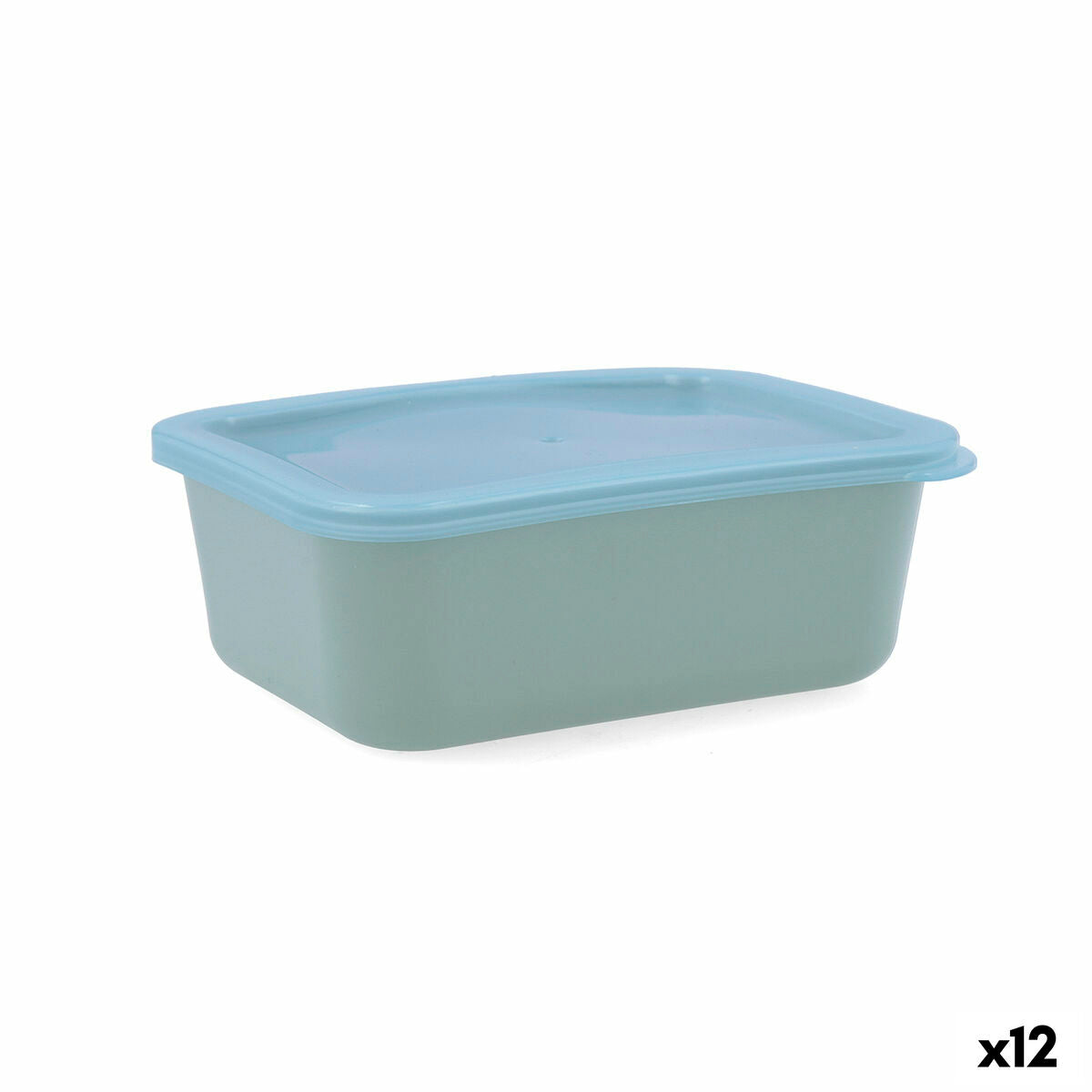 Rectangular Lunchbox with Lid Quid Inspira 740 ml Green Plastic (12 Units) Quid