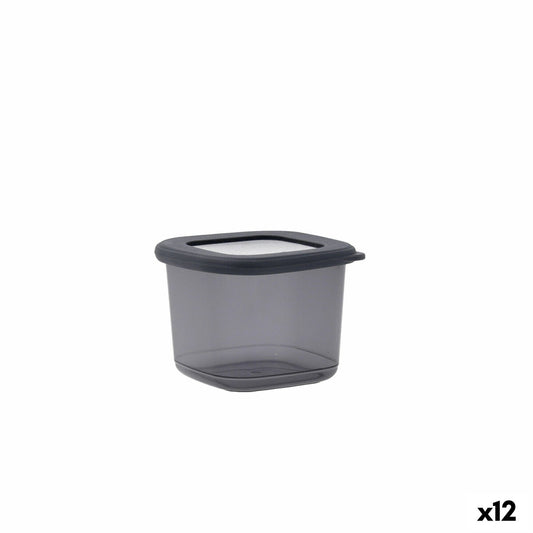 Tin Quid City With lid 550 ml Grey Plastic (12 Units) Quid