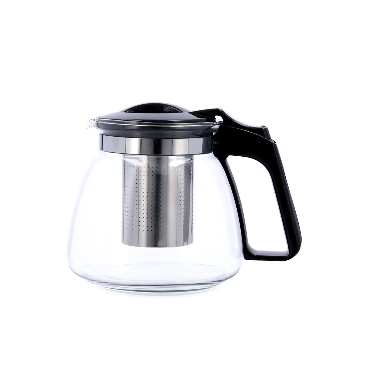 Teapot Quid Serenia Transparent Glass Stainless steel 900 ml Quid