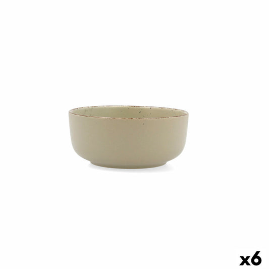 Bowl Quid Duna Green Ceramic 15 x 15 cm (6 Units) Quid