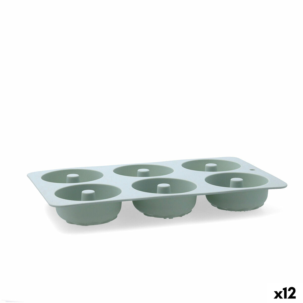 Baking Mould Quid Ozon Green Silicone (12 Units)