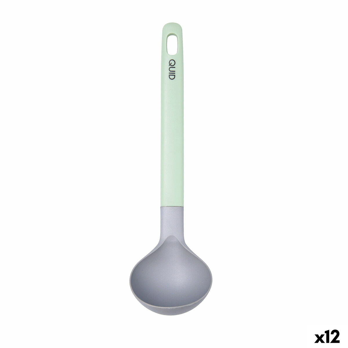 Ladle Quid Ozon Green Plastic 32 cm (12 Units) Quid