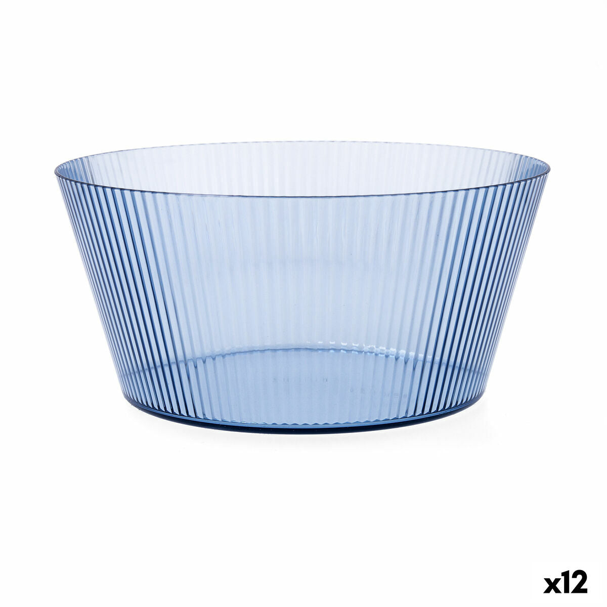 Salad Bowl Quid Sunset Blue Plastic 25 cm (12 Units) Quid