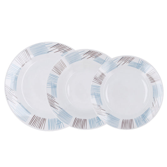 Dinnerware Set Quid Chicago Multicolour Ceramic 18 Pieces Quid