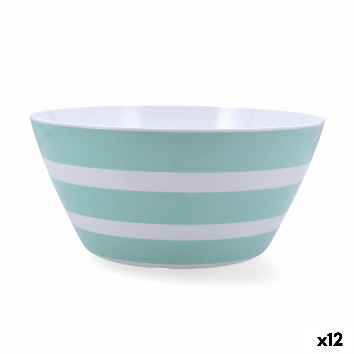 Salad Bowl Quid Atlantic Multicolour Bioplastic 25 x 12 cm (12 Units) Quid