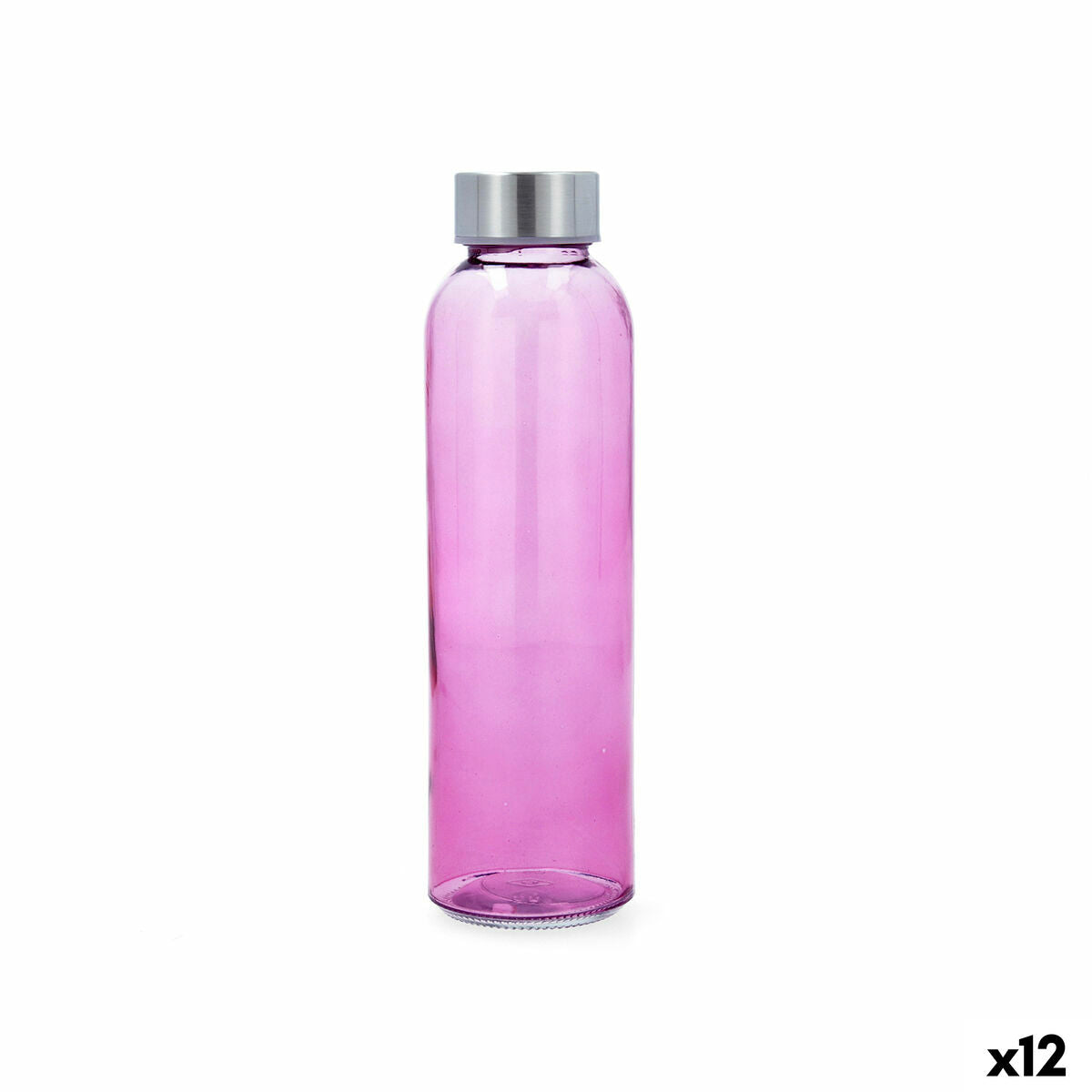 Bottle Quid Sarao Pink Glass 600 ml (12 Units) Quid