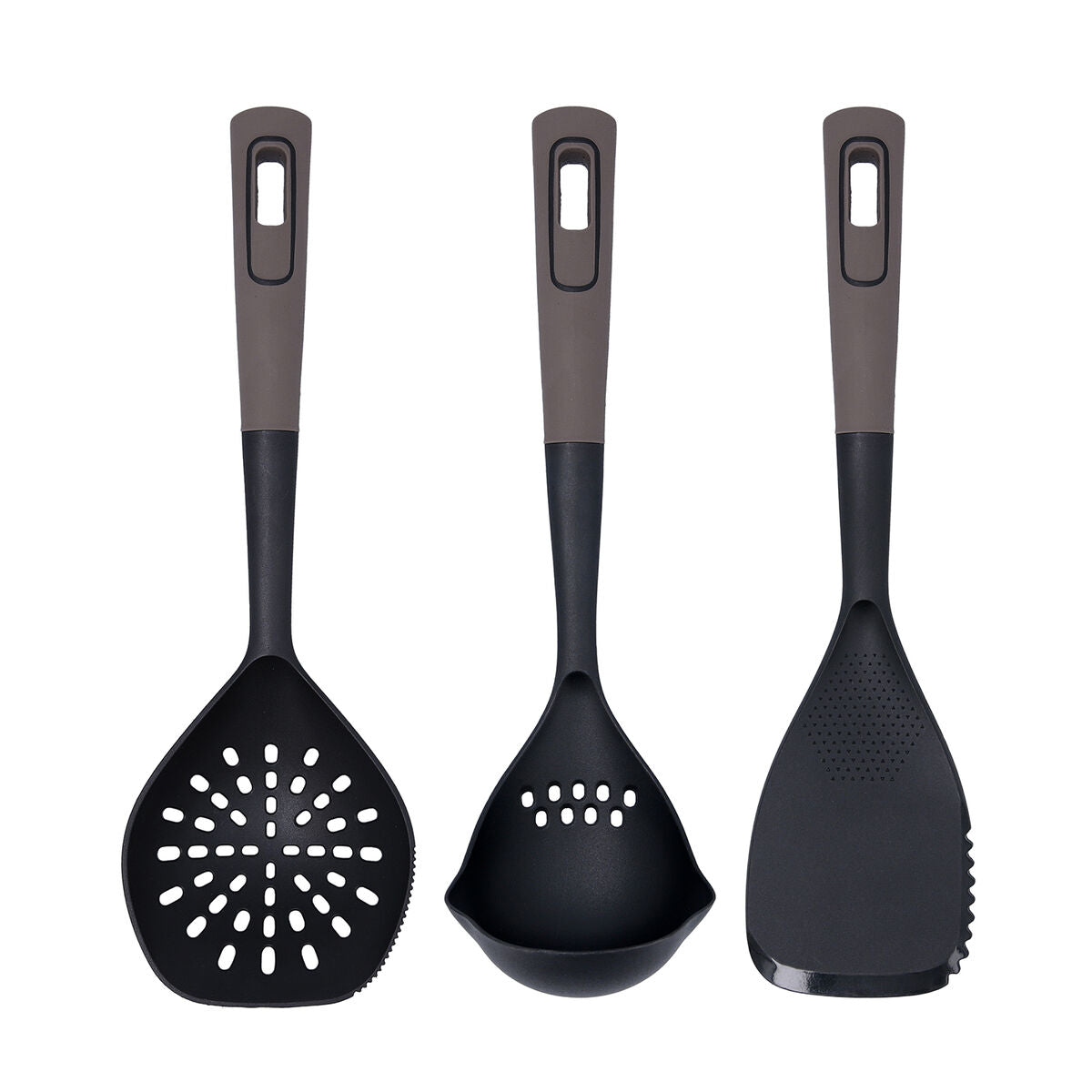 Kitchen utensils Bidasoa Mia Grey Plastic (3 Pieces) Bidasoa