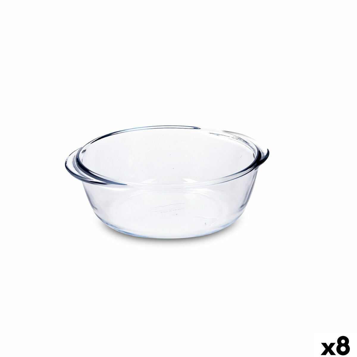 Serving Platter Pyrex Airfryer Transparent Glass Ø 20 cm 1,1 L (8 Units) Pyrex