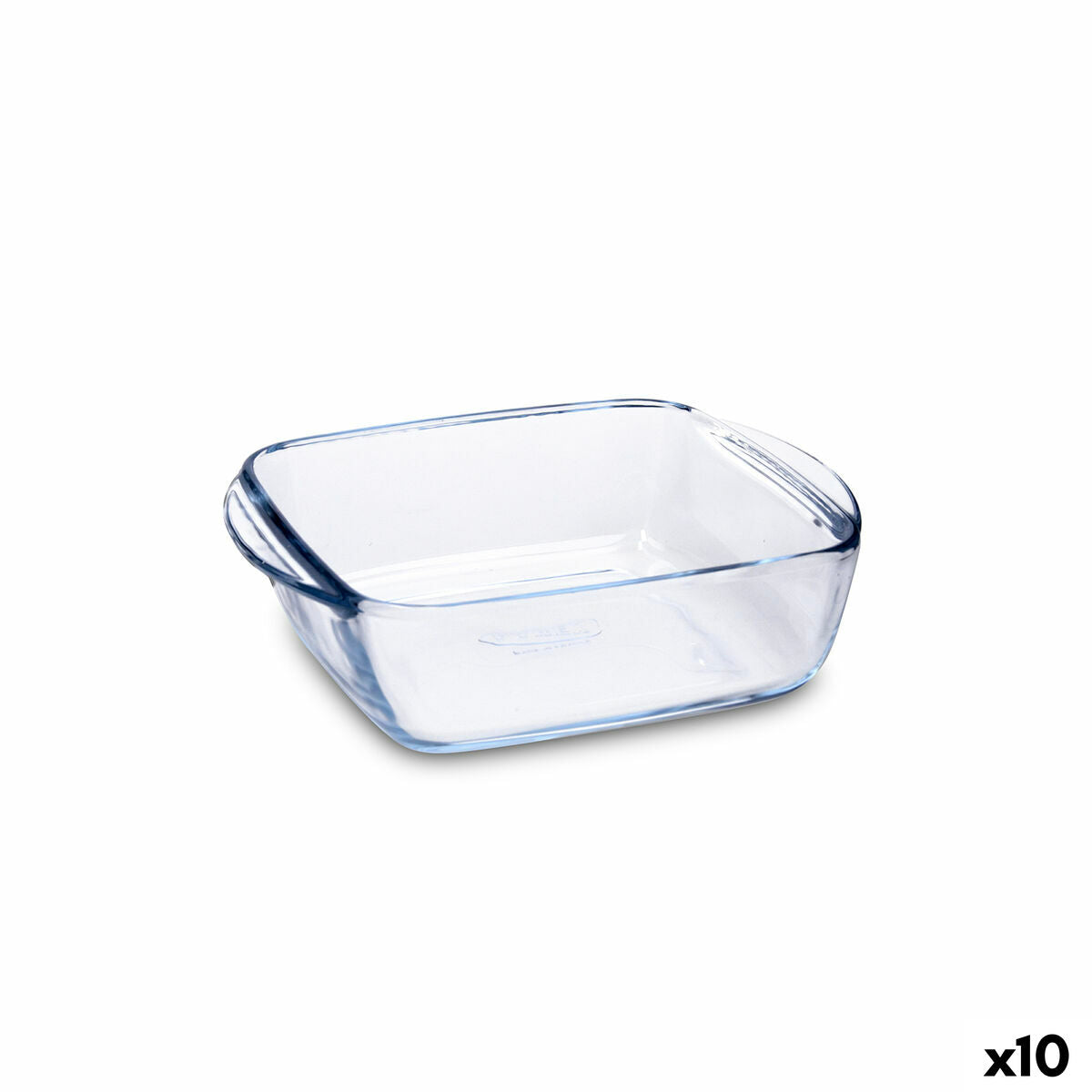 Serving Platter Pyrex Airfryer Transparent Glass 1 L 20 x 17 cm (10 Units) Pyrex