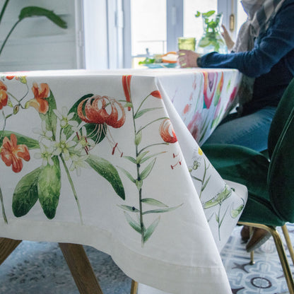 Tablecloth HappyFriday Secret garden Multicolour 150 x 150 cm HappyFriday