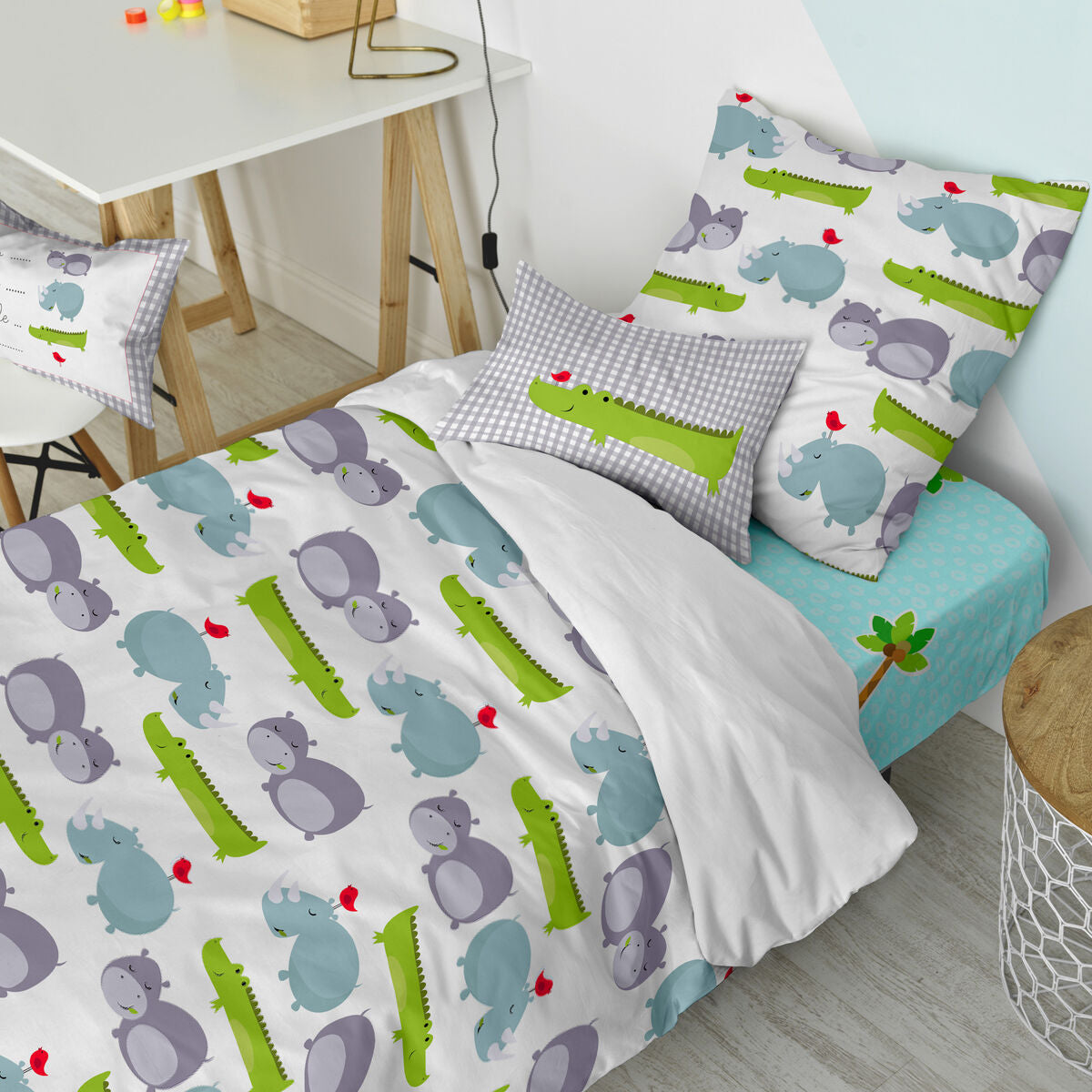 Duvet cover set HappyFriday MR FOX Multicolour