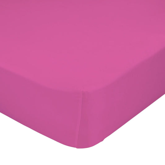 Fitted sheet HappyFriday BASIC KIDS Fuchsia Single