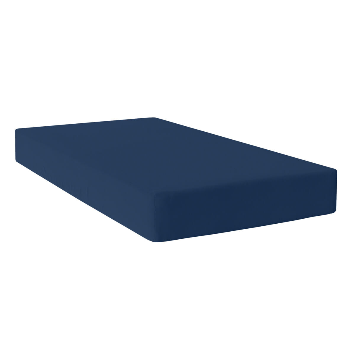 Fitted sheet HappyFriday BASIC Navy Blue 140 x 200 x 32 cm HappyFriday