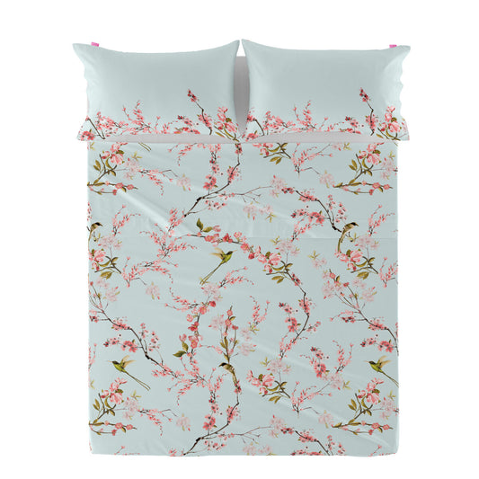 Top sheet HappyFriday Chinoiserie Multicolour 210 x 270 cm (asiatico/oriental) HappyFriday