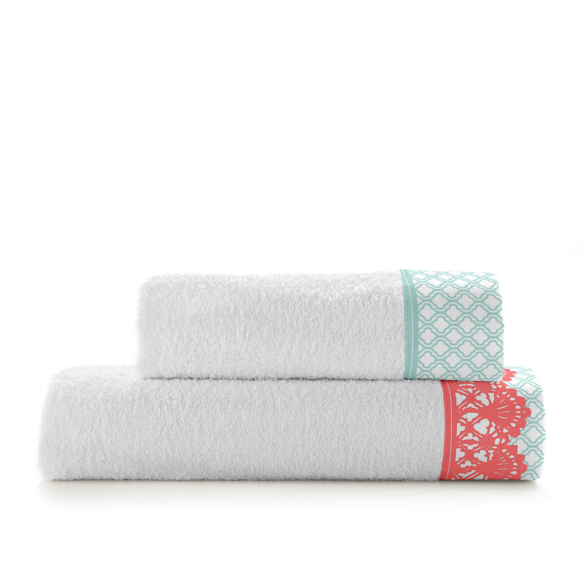 Towel set HappyFriday Chinoiserie Multicolour 2 Pieces