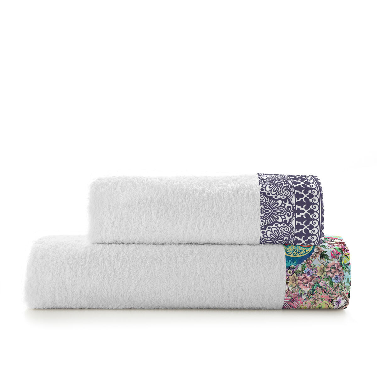 Towel set HappyFriday Boho chic Multicolour 2 Pieces