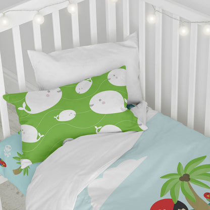 Duvet cover set HappyFriday Happynois Pirata Multicolour Baby Crib 2 Pieces HappyFriday