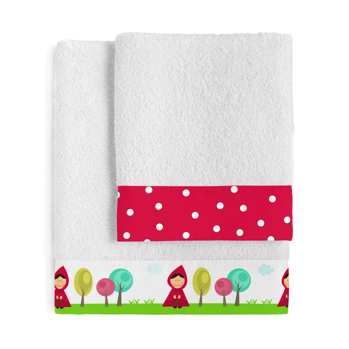 Towel set HappyFriday Mr Fox Grandma Multicolour 2 Pieces HappyFriday