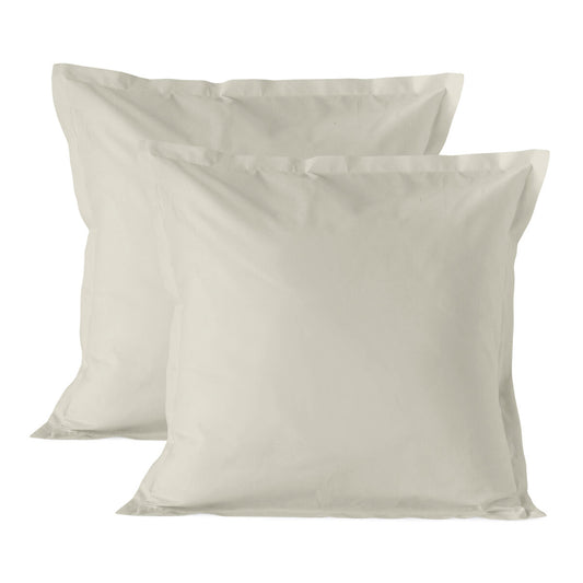 Pillowcase HappyFriday BASIC Beige 60 x 60 cm (2 Units) HappyFriday