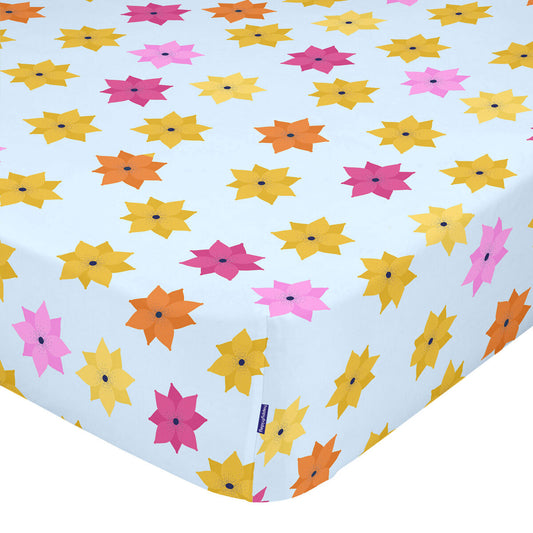 Fitted sheet HappyFriday MR FOX Multicolour 105 x 200 x 32 cm HappyFriday