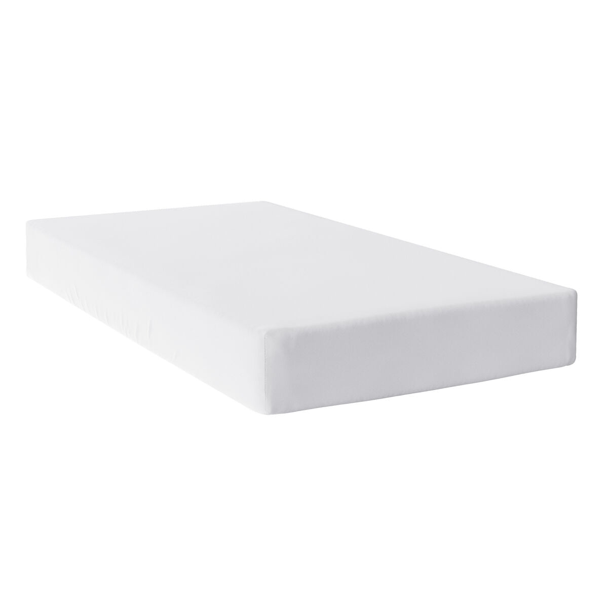 Fitted bottom sheet HappyFriday Basic White 180 x 200 x 32 cm HappyFriday