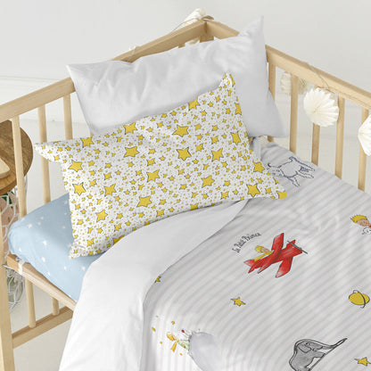 Duvet cover set HappyFriday LE PETIT PRINCE Multicolour Baby Crib 28 x 2 x 38 cm HappyFriday