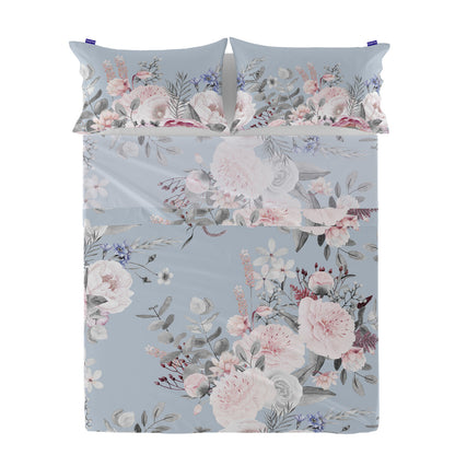 Top sheet HappyFriday Soft bouquet Multicolour 160 x 270 cm HappyFriday