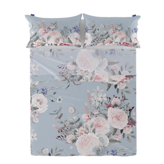 Top sheet HappyFriday Soft bouquet Multicolour 160 x 270 cm HappyFriday