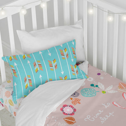 Duvet cover set HappyFriday Moshi Moshi Fantasy Multicolour Baby Crib 2 Pieces HappyFriday