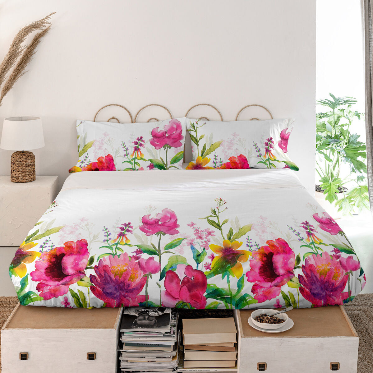 Top sheet HappyFriday Cassia Multicolour 180 x 270 cm HappyFriday