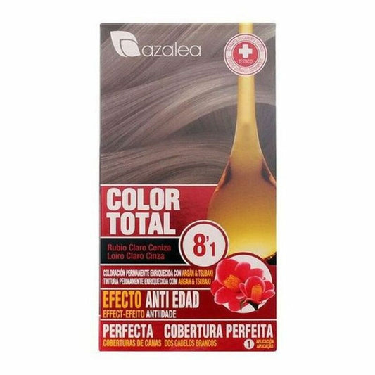 Permanent Anti-Ageing Dye Azalea Color Total Light Ash Blonde