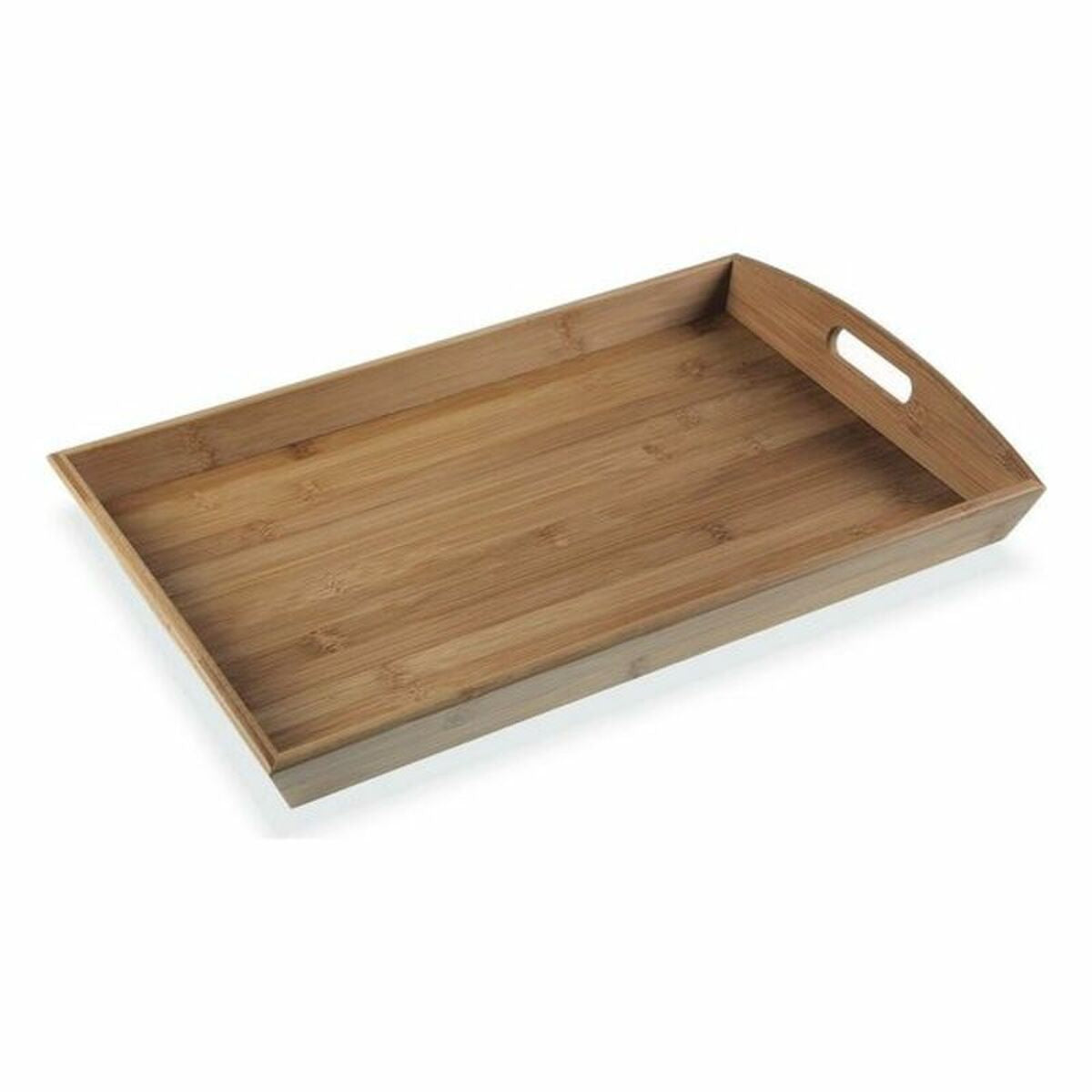 Tray Versa Wood Bamboo 32 x 6,5 x 50 cm Black Versa