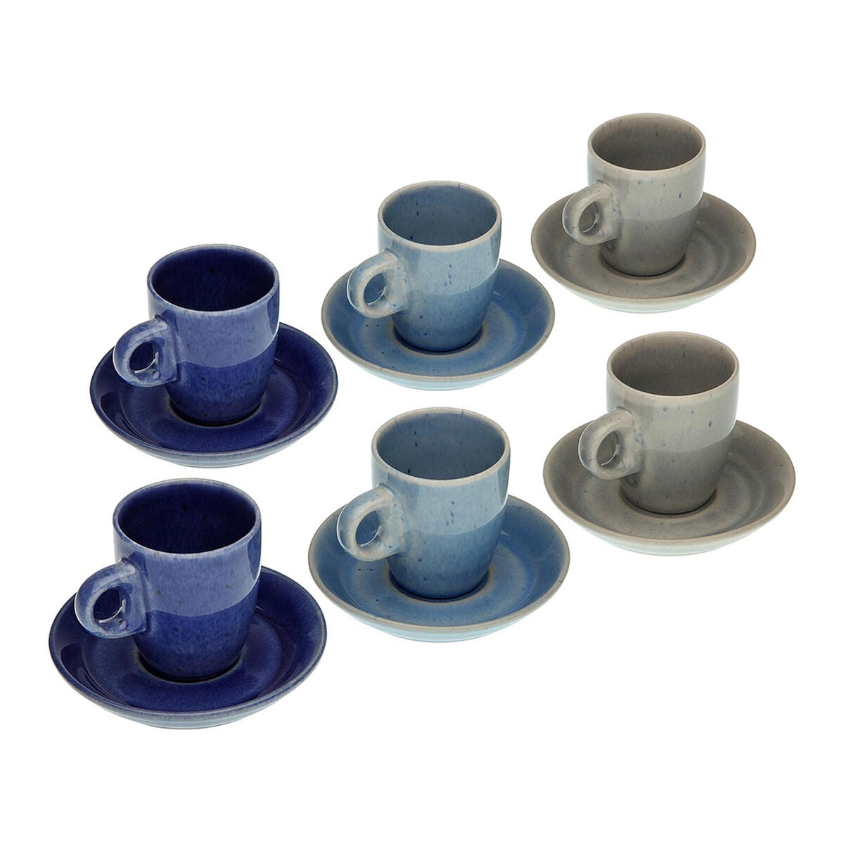 Piece Coffee Cup Set Versa Ceramic (3,6 x 6,6 x 5,5 cm) (12 Pieces) Versa