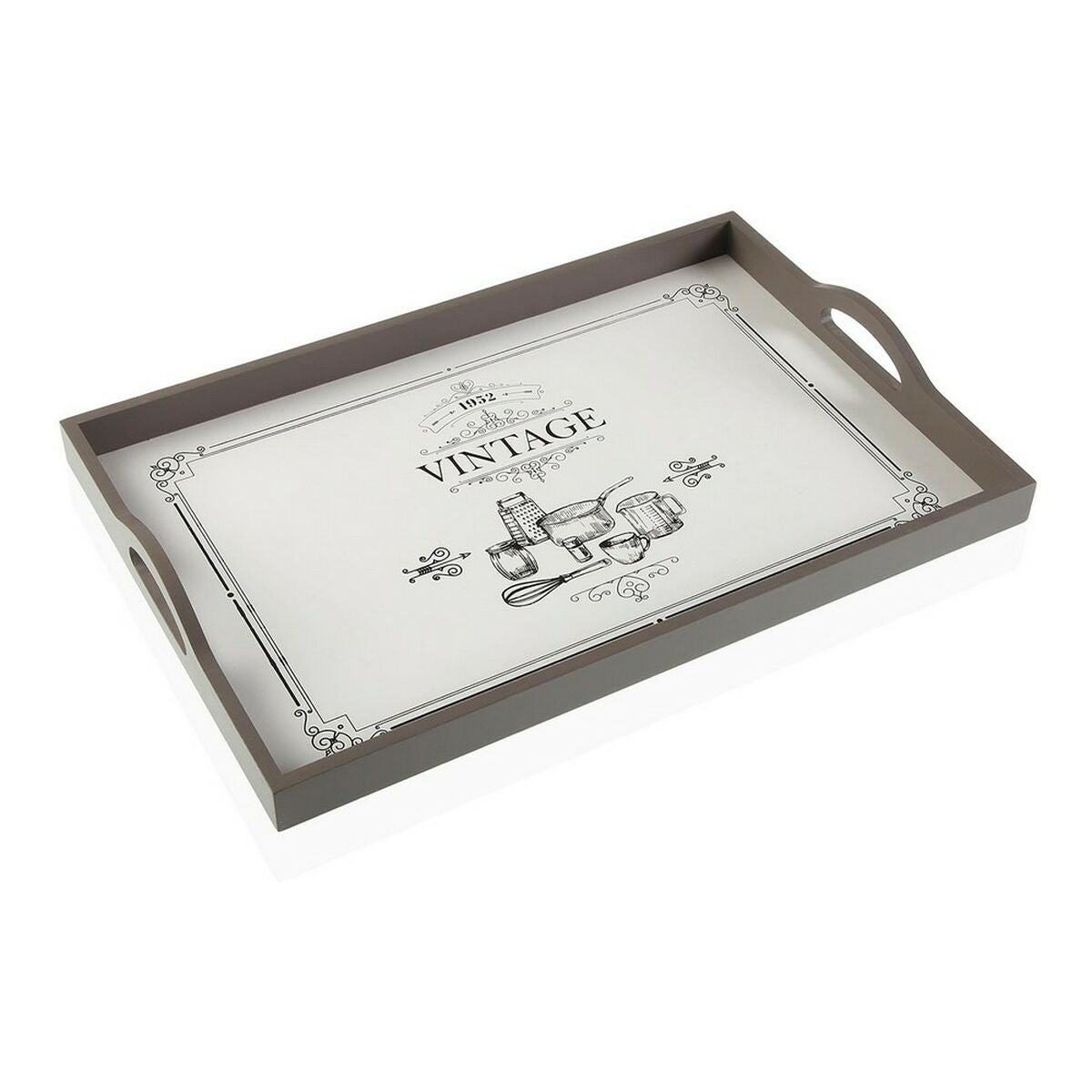 Tray Adele Vintage MDF Wood (30 x 5 x 45 cm) Versa