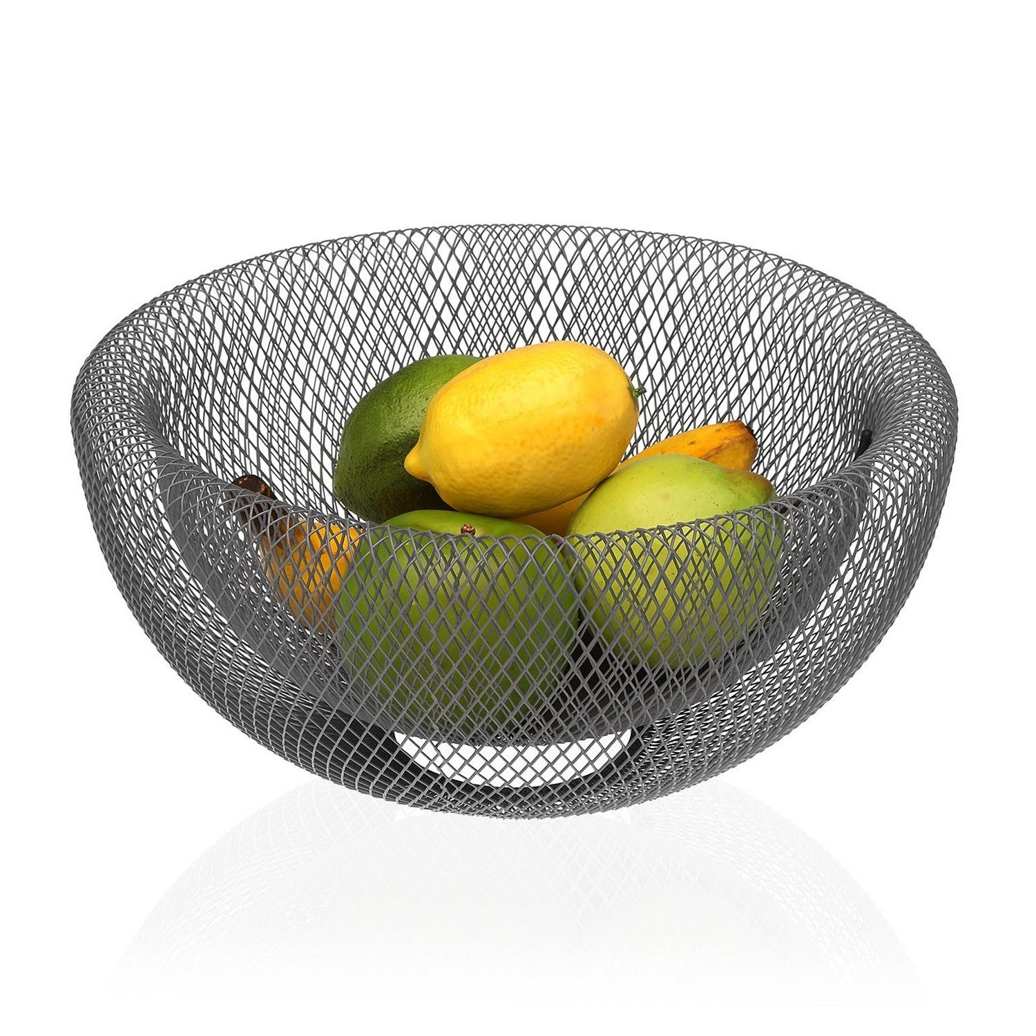 Fruit Bowl Versa Grey Steel Iron (15 cm) Versa