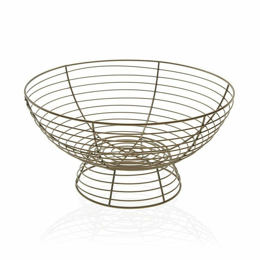 Fruit Bowl Versa Metal Steel (33 x 17 cm) Versa