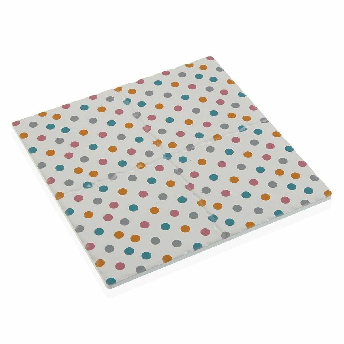 Table Mat Versa Springdots Ceramic Cork (20 x 20 cm) Versa